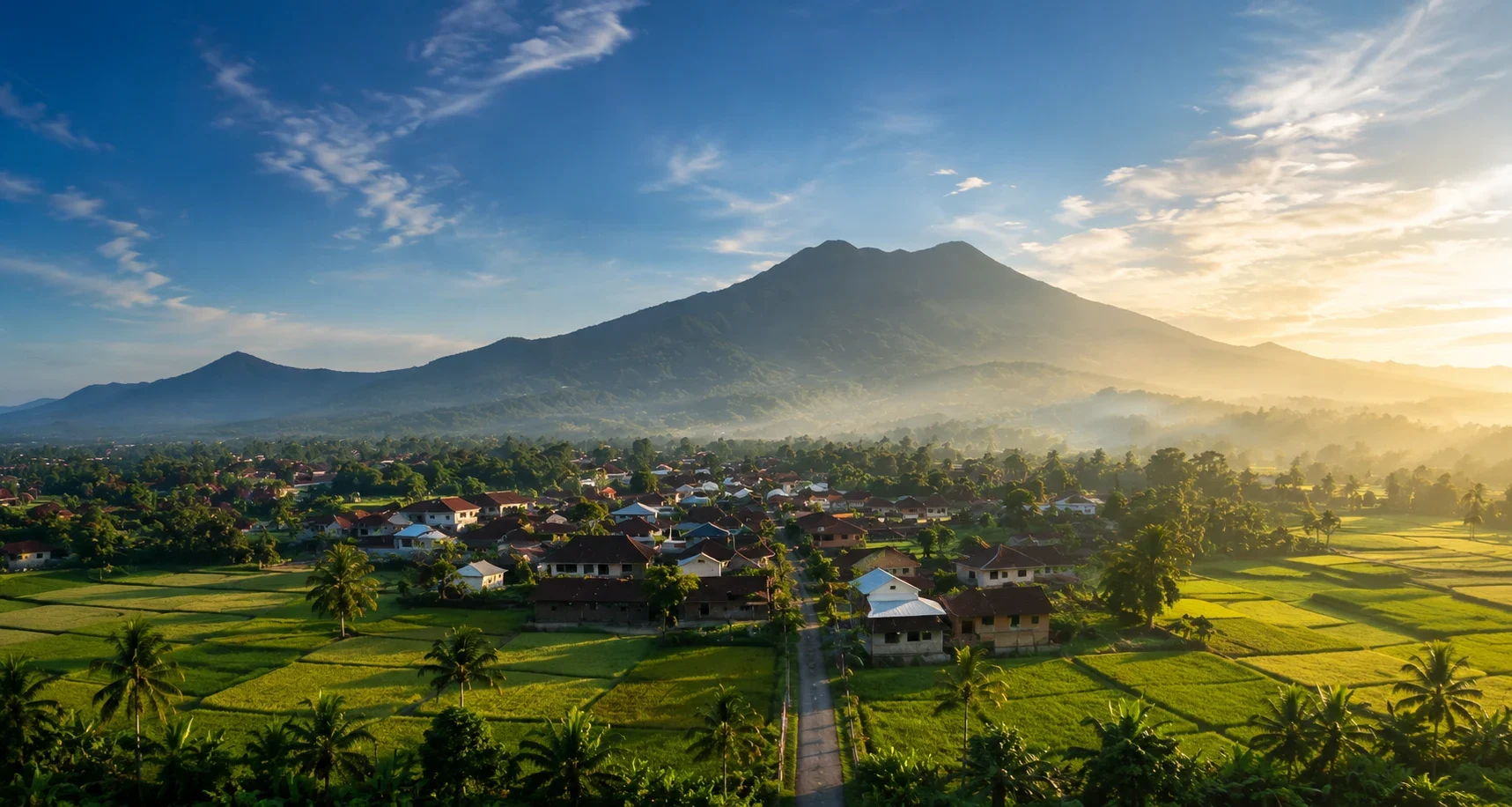Pemandangan Desa Wisata Malino – pegunungan hijau dan alam indah